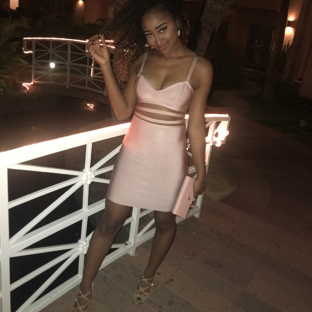 HOUSE OF CB of London - pink mini dress